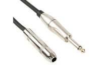 HQ Power Cabo Jack 6.35mm Macho / Jack 6.35mm Fêmea 5m HQ Power Cabo Jack 6.35mm Macho / Jack 6.35mm Fêmea 5m